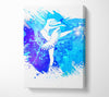 Blue Ballerina 9 Canvas Wall Art