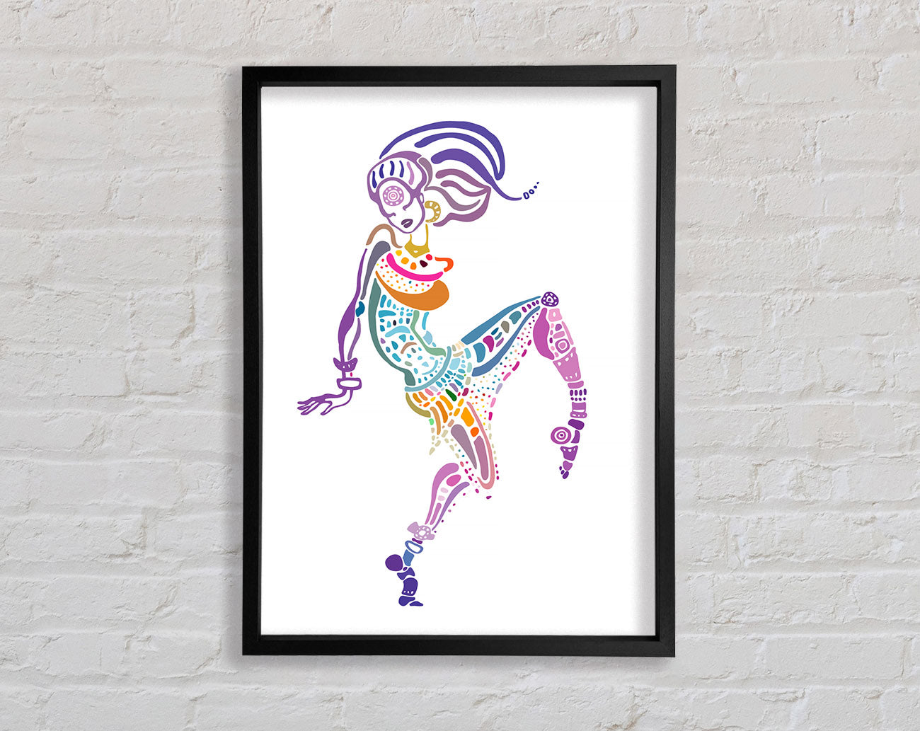 Contemporary Movement 6 Framed Wall Art