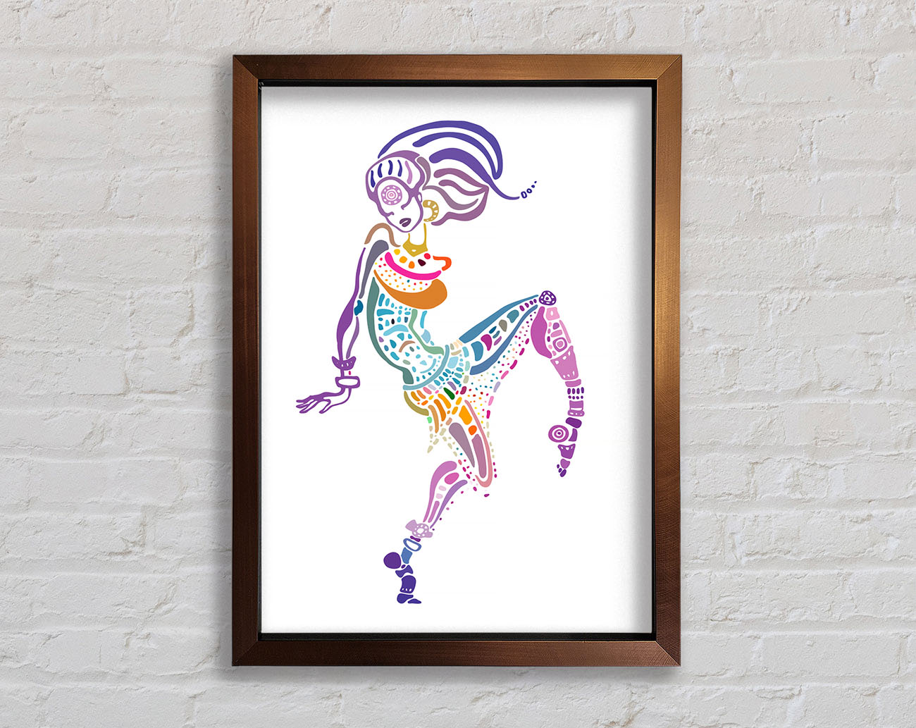 Contemporary Movement 6 Framed Wall Art