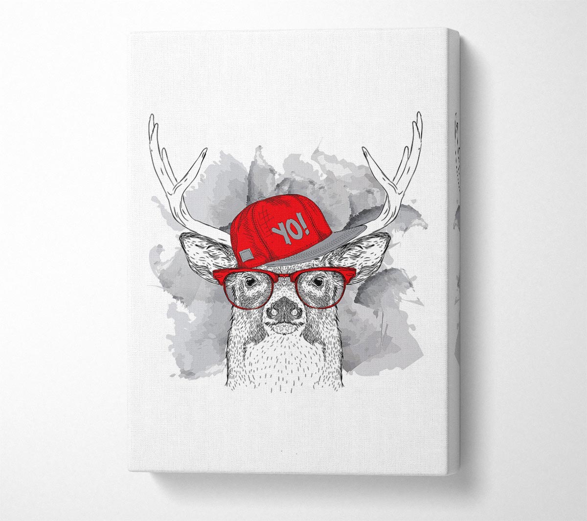 Sid The StagA Canvas Wall Art