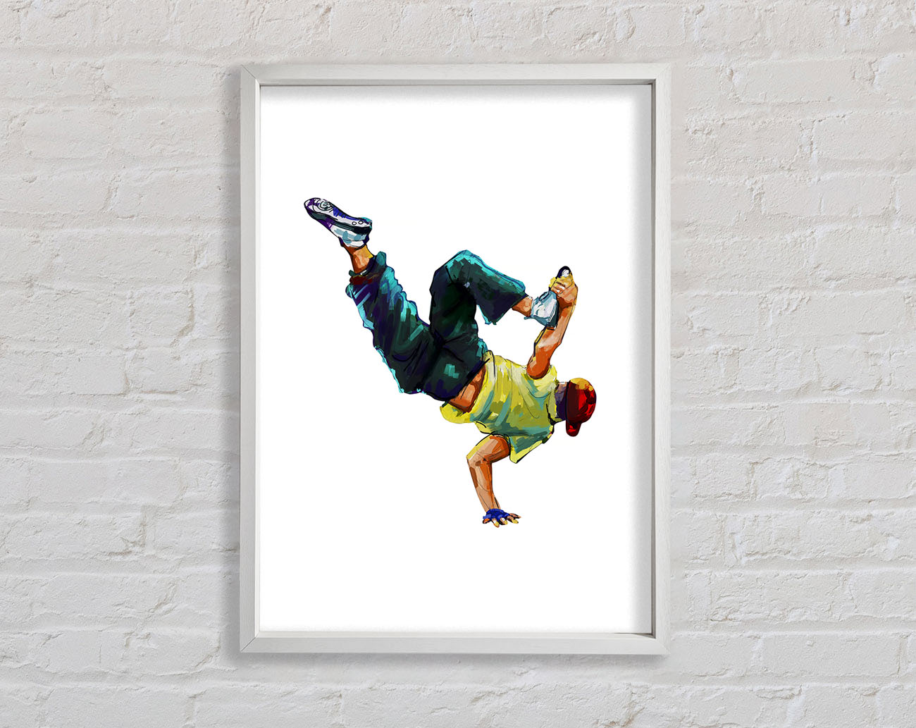 Break Dancing 1 Framed Wall Art