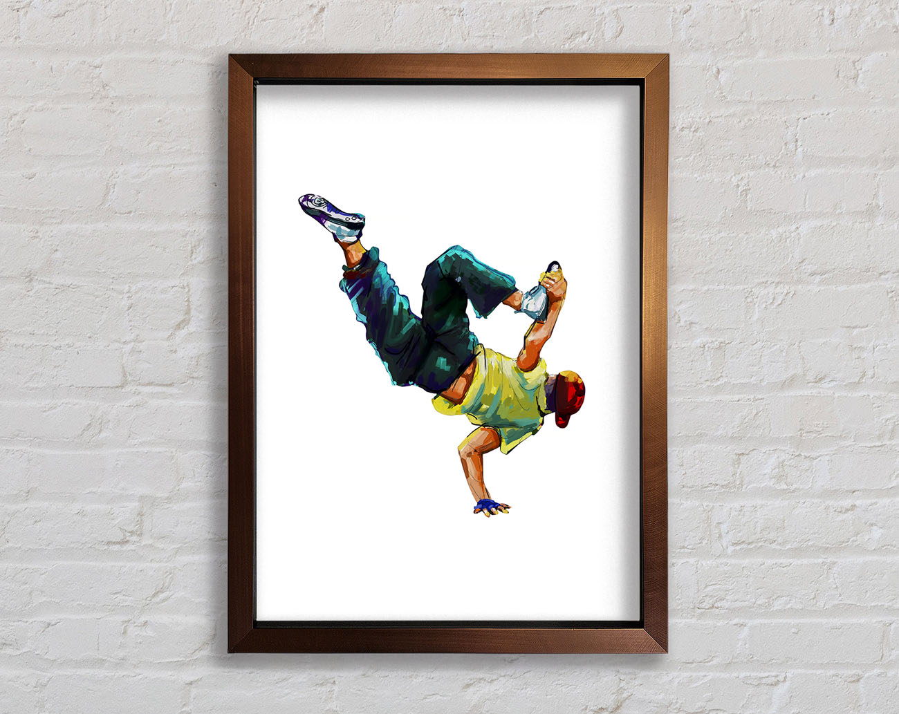 Break Dancing 1 Framed Wall Art