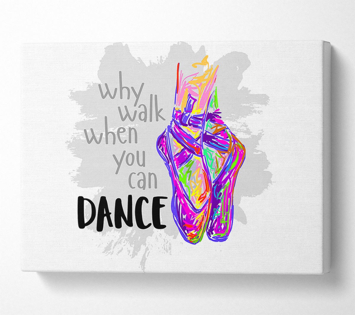 Ballerina Shoes 4 Canvas Wall Art