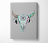 Red Indian Goats Head Canvas Wall Art