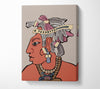 Mayan warrior Canvas Wall Art