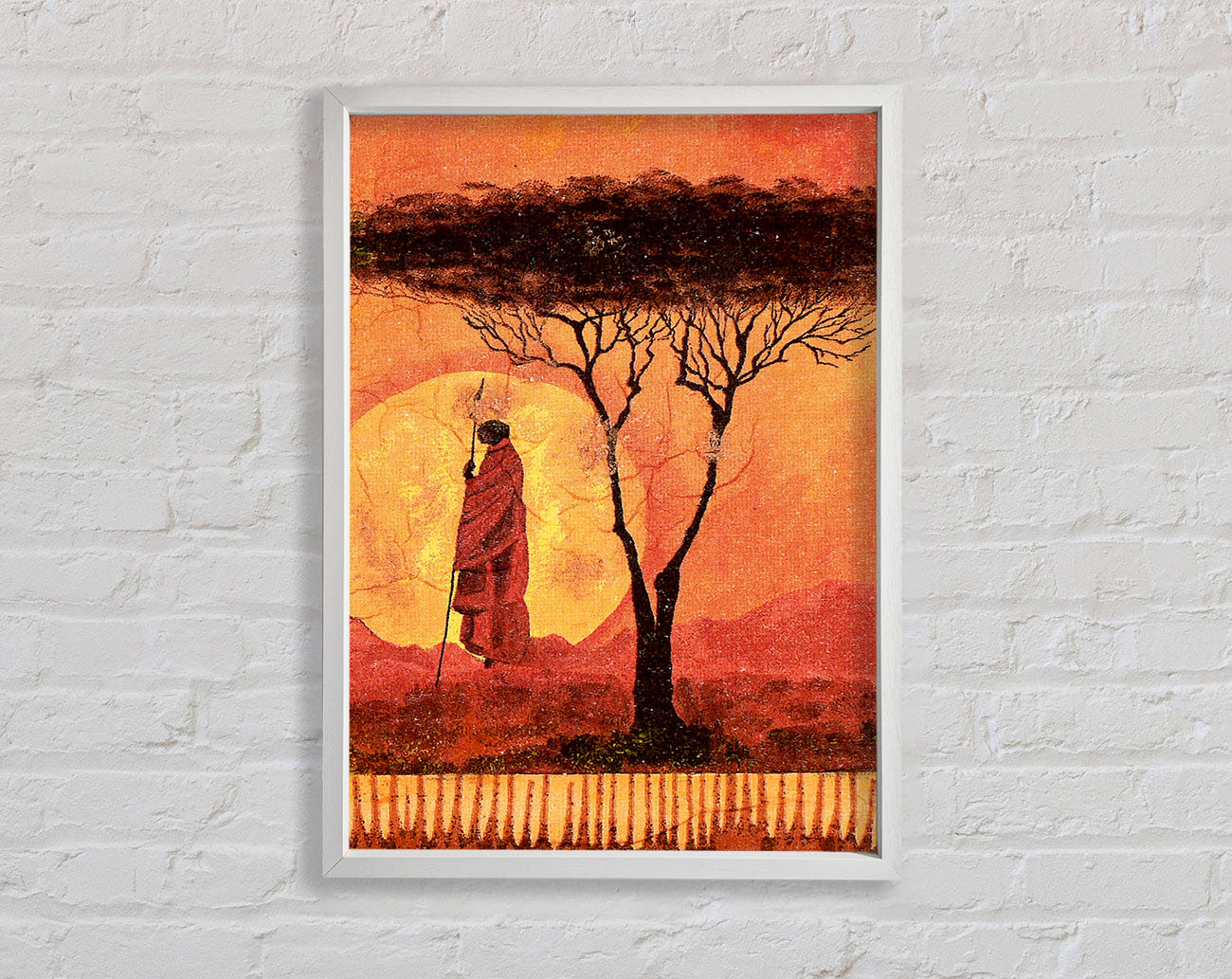 African Tribal Art 1 Framed Wall Art