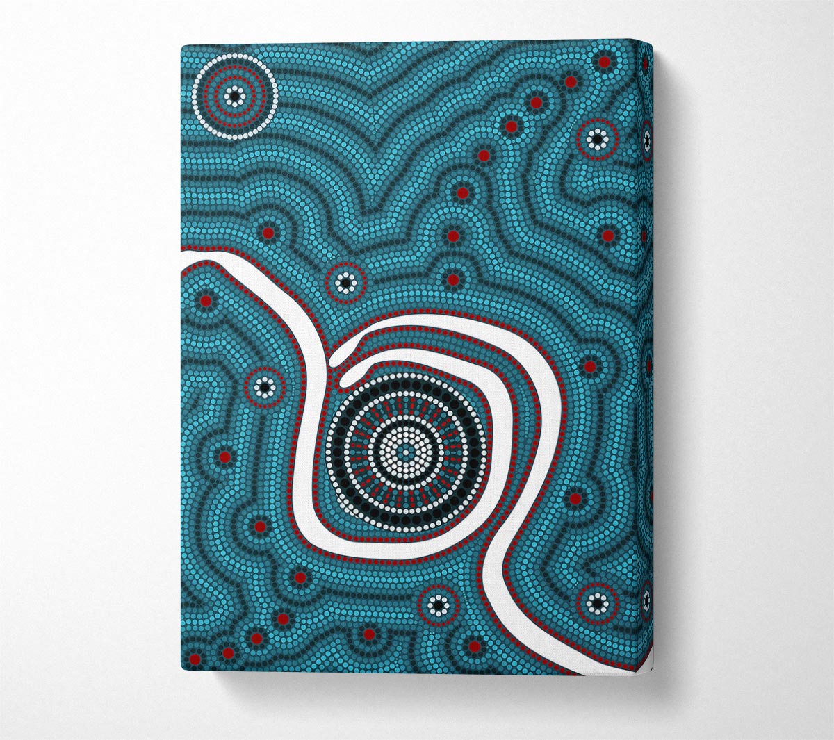Aboriginal Pattern 1 Canvas Wall Art