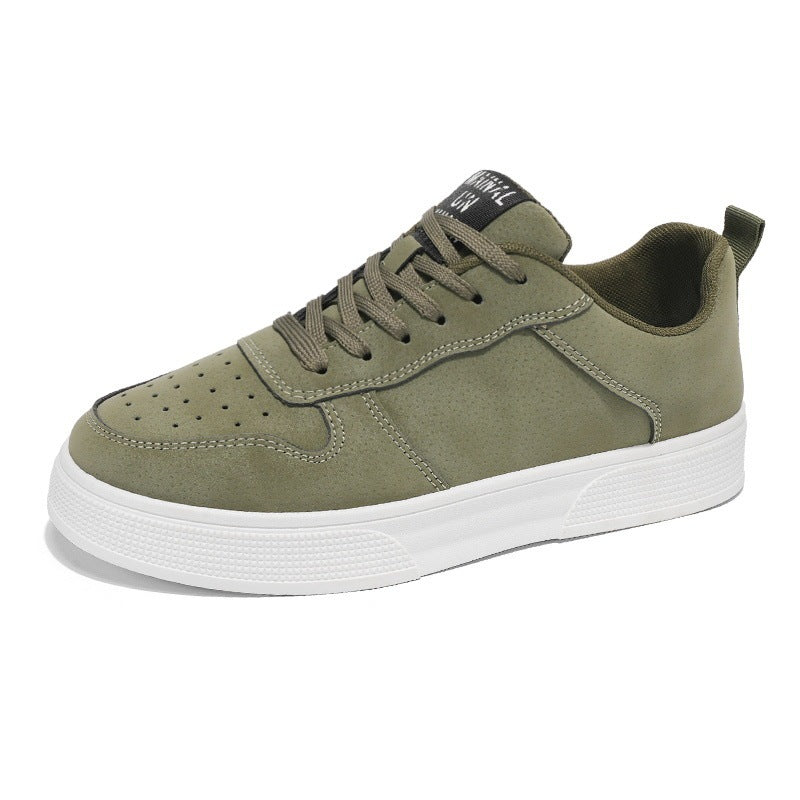 Men's Lace-up Flat Shoes Fashion Casual Round-toe Walking And Jogging Shoes Sneakers
