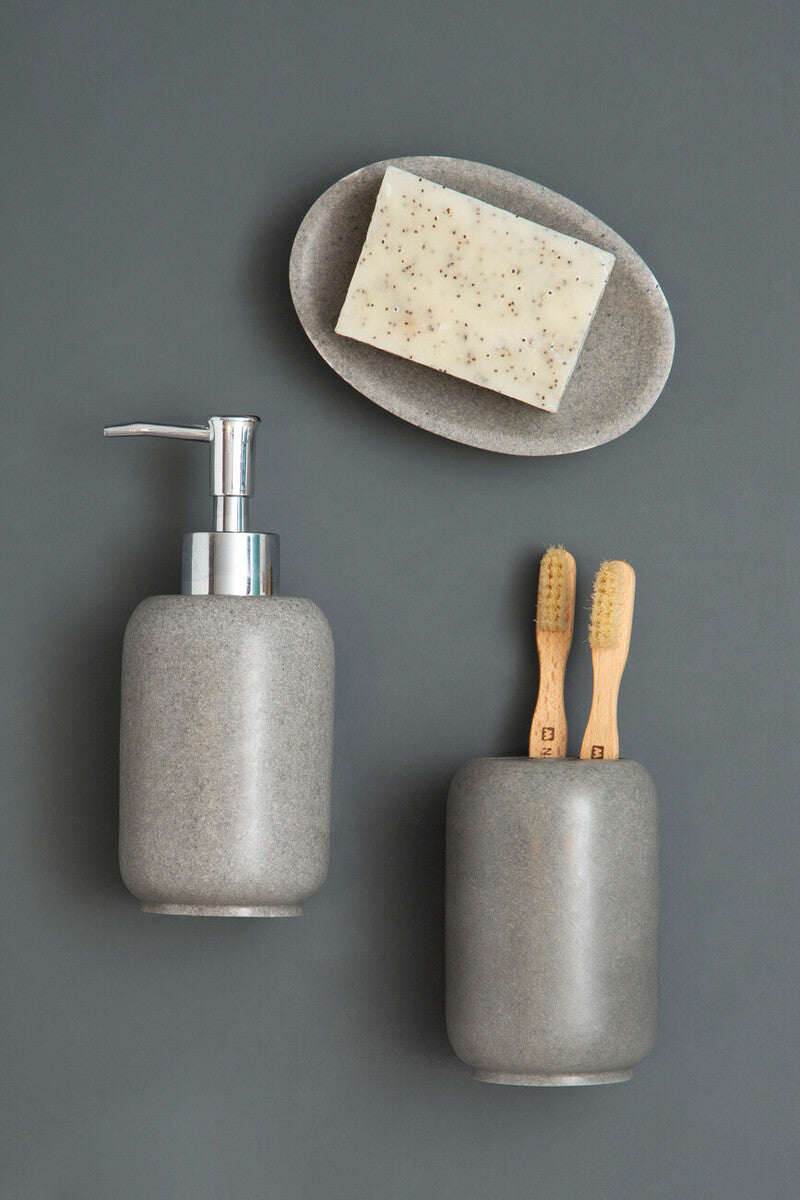 Canyon Grey Stone Effect Lotion Dispenser