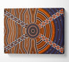 Aboriginal Pattern 2 Canvas Wall Art