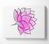 Pink Lotus Flower 1 Canvas Wall Art