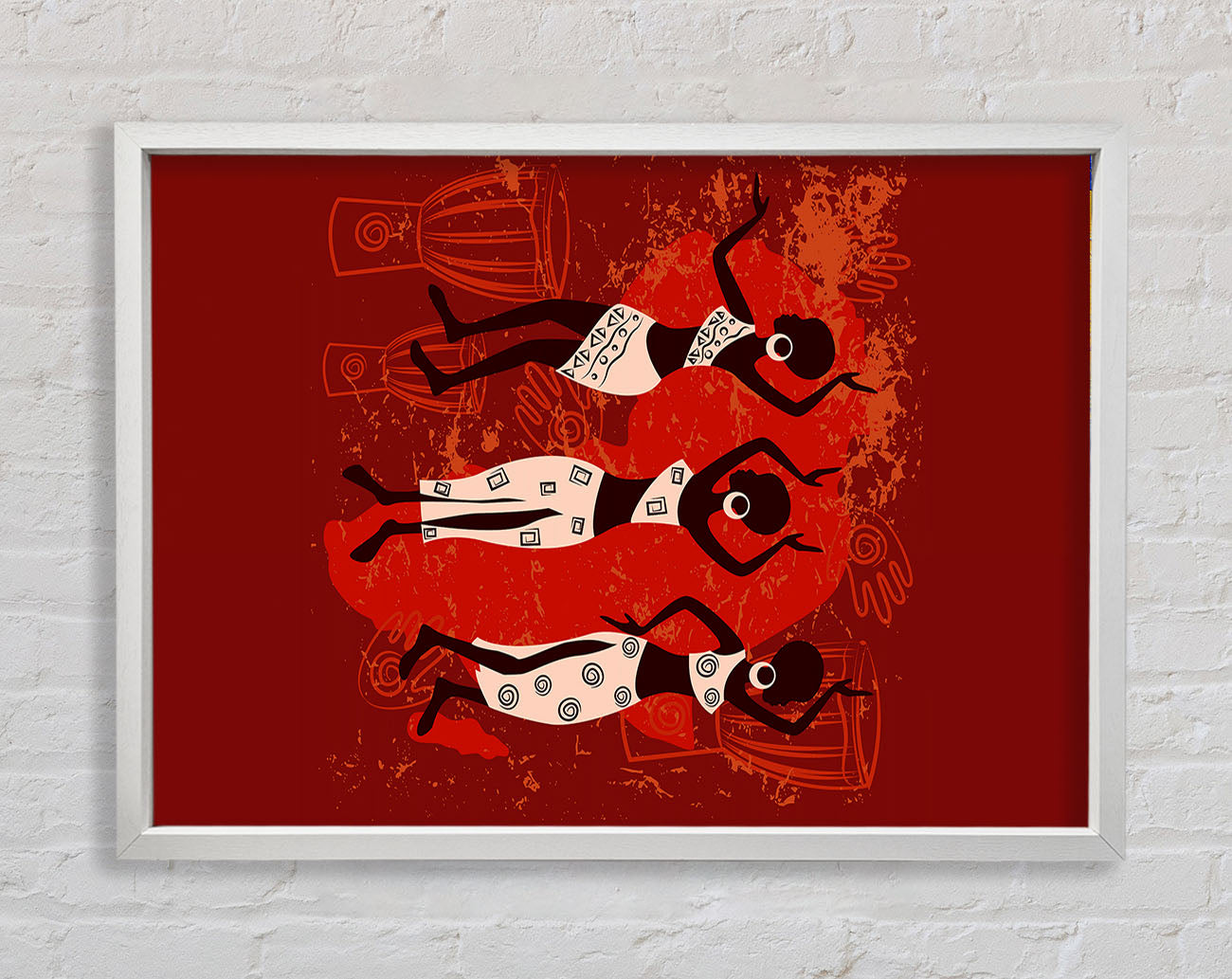 African Tribal Art 25 Framed Wall Art