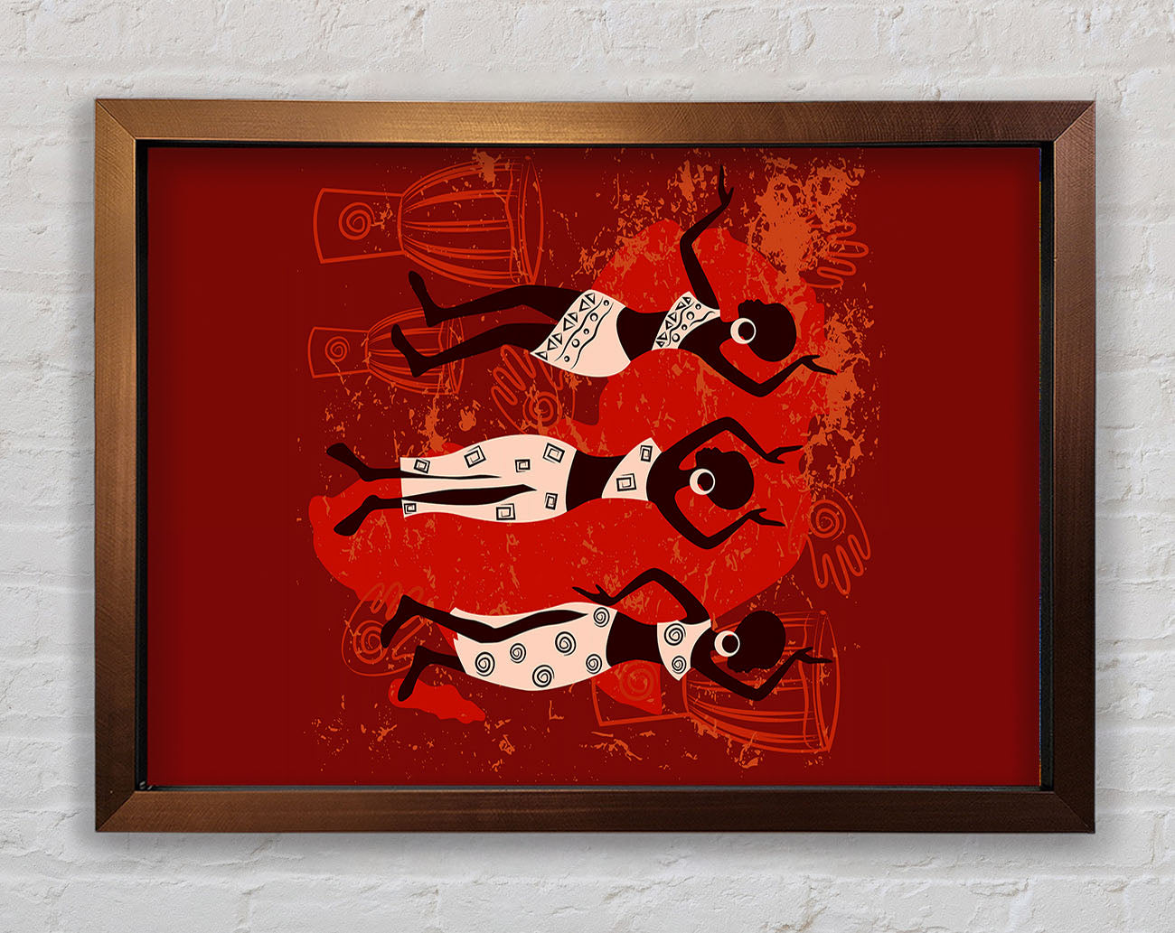 African Tribal Art 25 Framed Wall Art