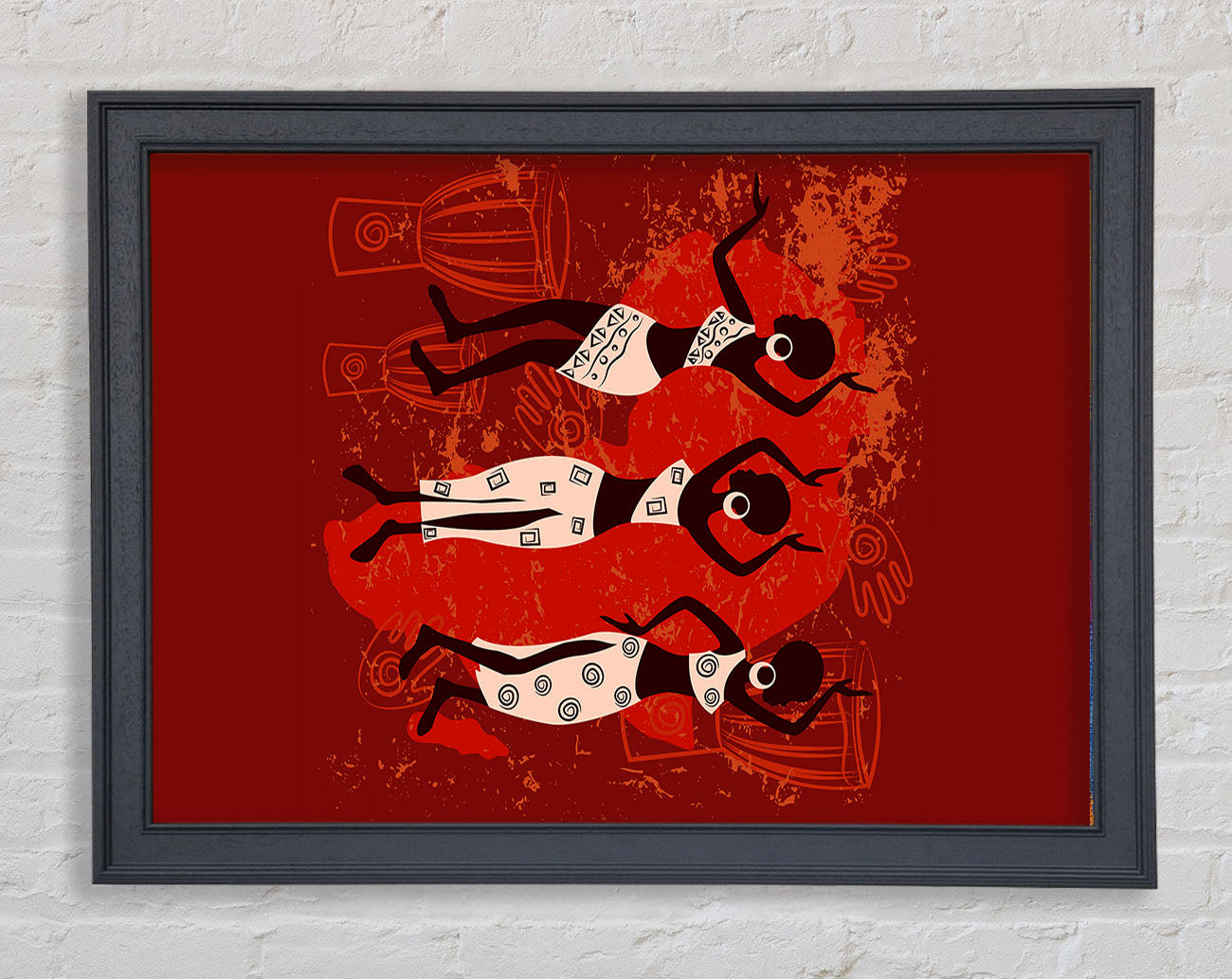 African Tribal Art 25 Framed Wall Art