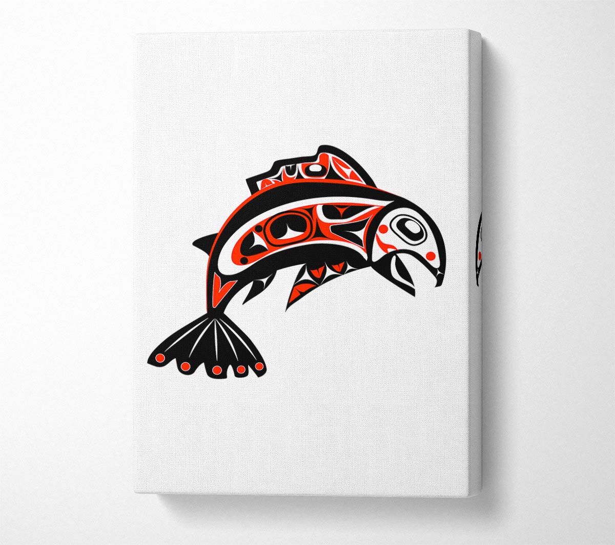 Mayan Fish Canvas Wall Art