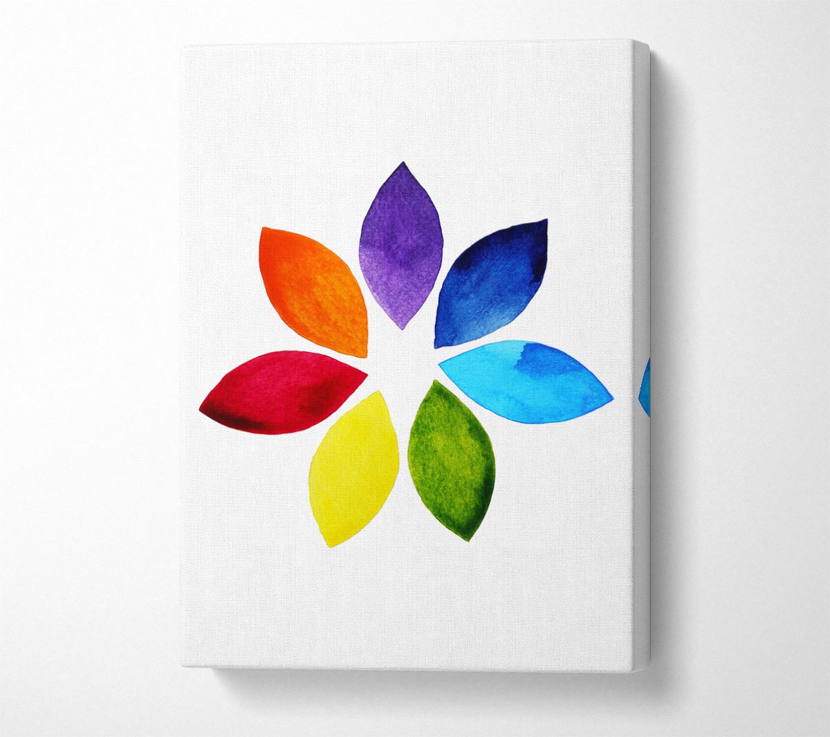 Chakra Lotus Colours Canvas Wall Art