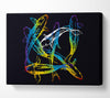 Japanese Rainbow Koi Canvas Wall Art