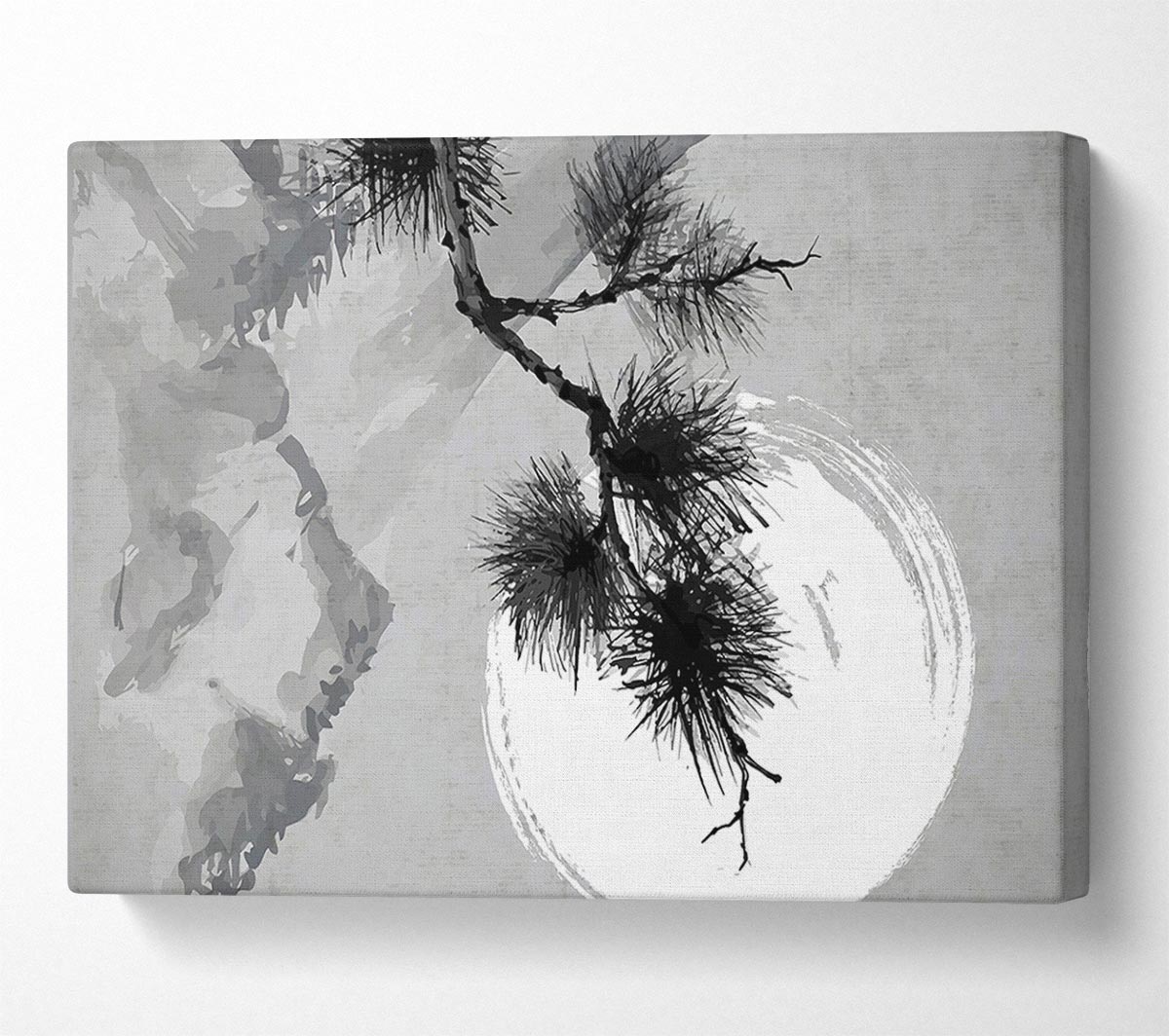 Japanese Tree In The Sun Canvas Wall Art