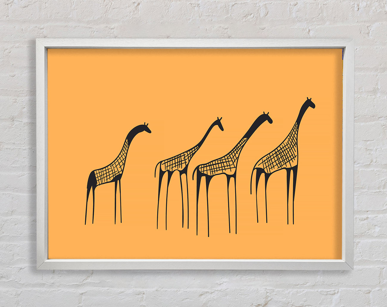 African Giraffe Framed Wall Art