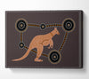 Aboriginal Kangaroo 1 Canvas Wall Art