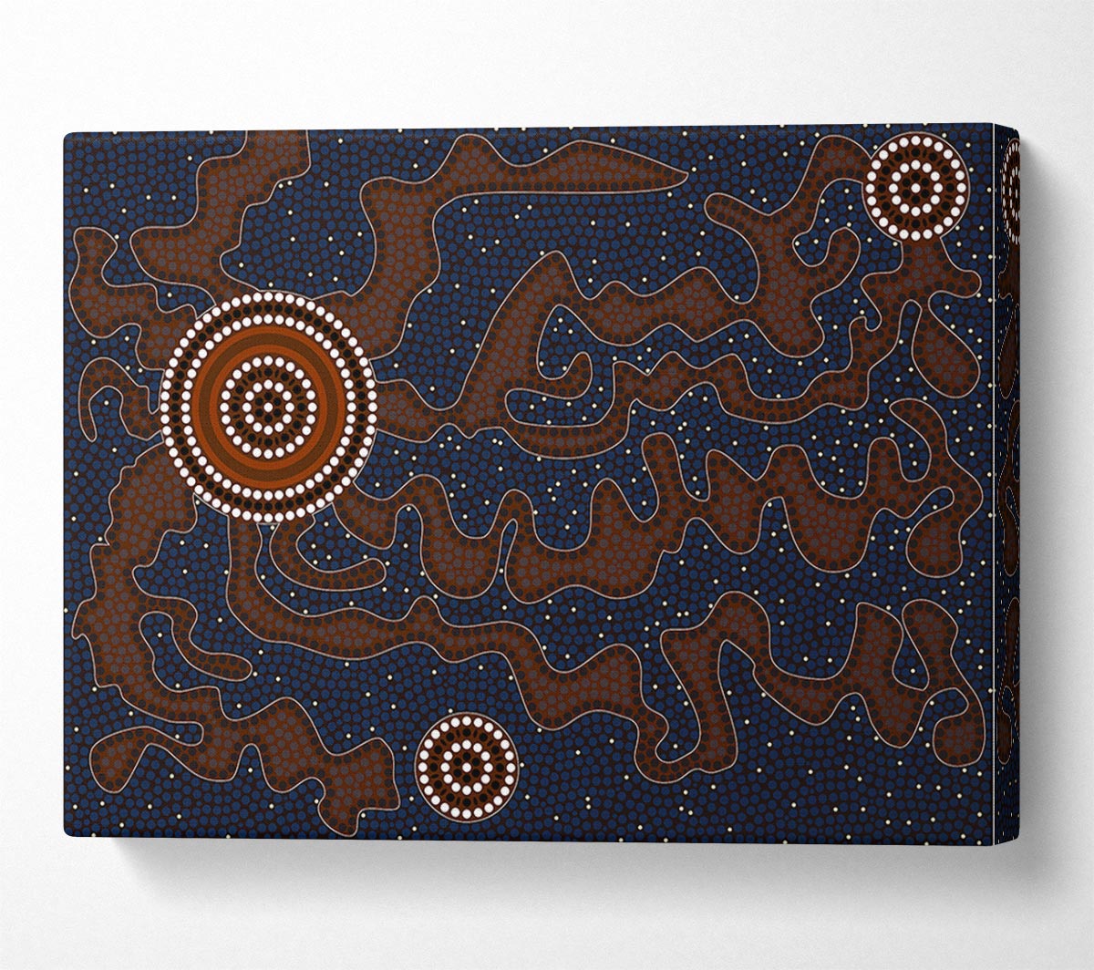 Aboriginal Pattern 3 Canvas Wall Art