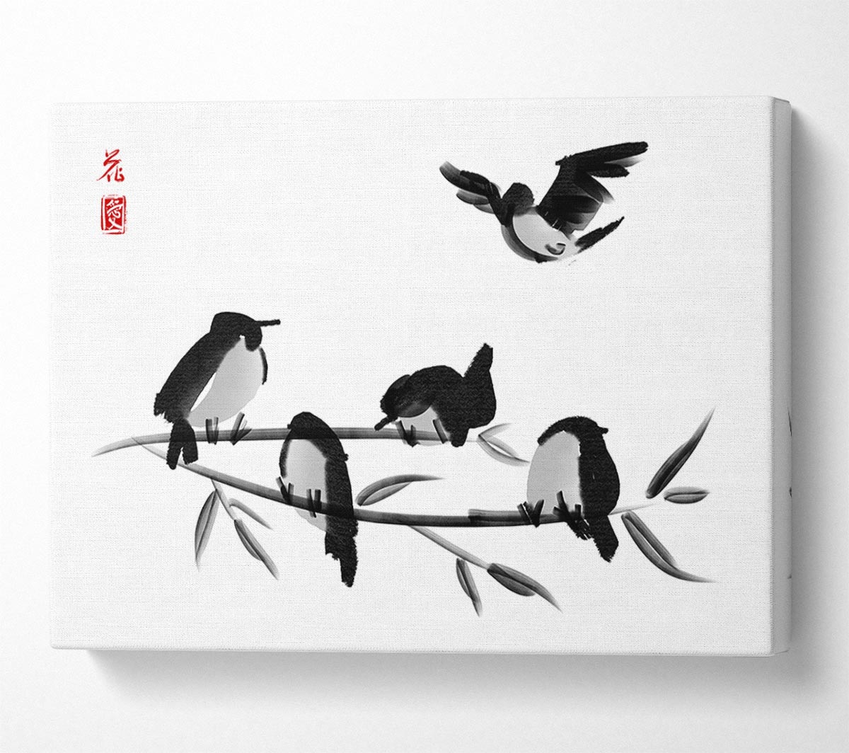 Chinese Birds Canvas Wall Art