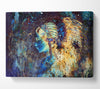 Red Indian Star Night Canvas Wall Art