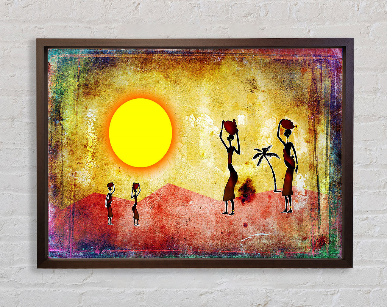 African Tribal Art 2 Framed Wall Art