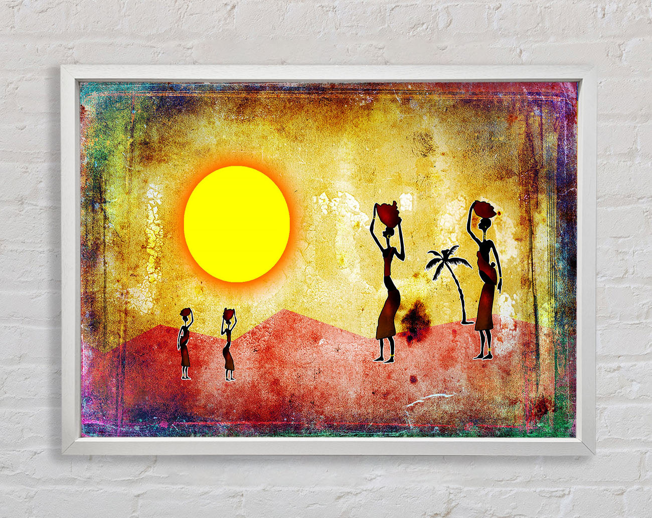 African Tribal Art 2 Framed Wall Art