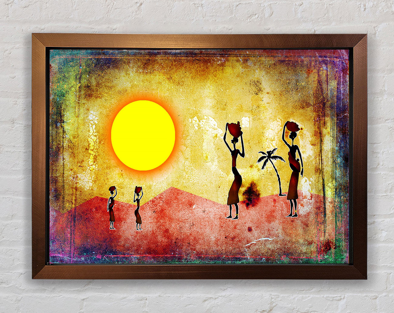 African Tribal Art 2 Framed Wall Art