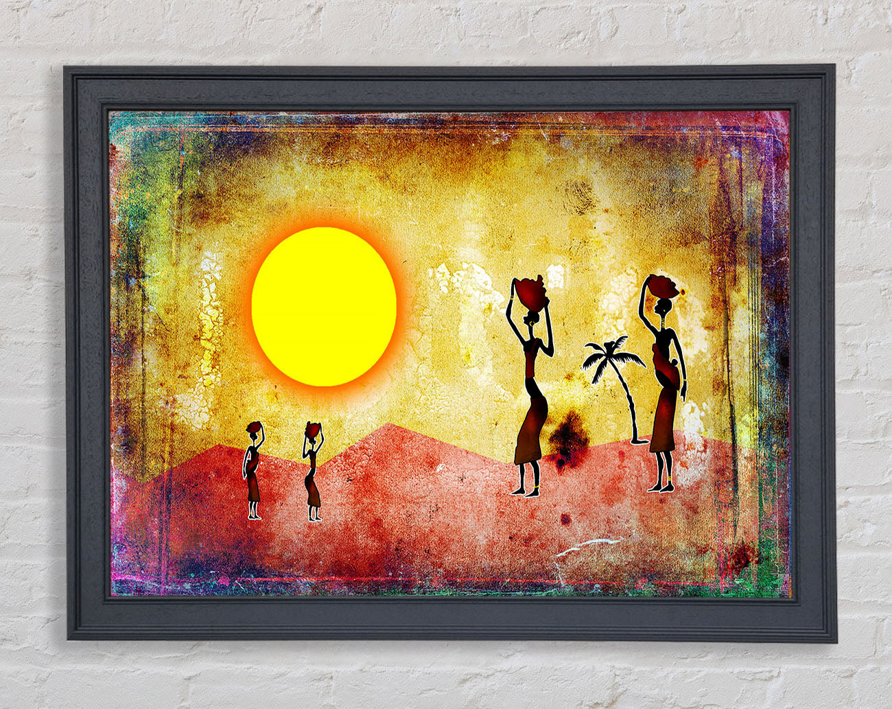 African Tribal Art 2 Framed Wall Art