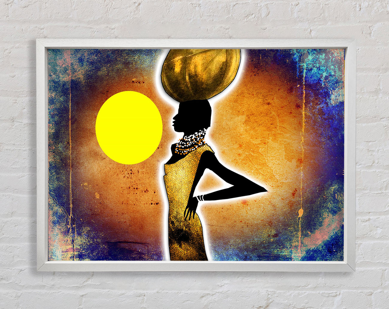 African Tribal Art 3 Framed Wall Art