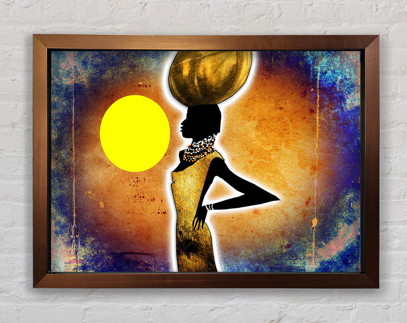 African Tribal Art 3 Framed Wall Art
