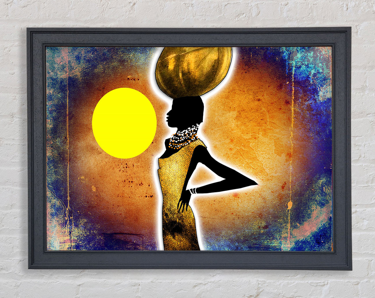 African Tribal Art 3 Framed Wall Art