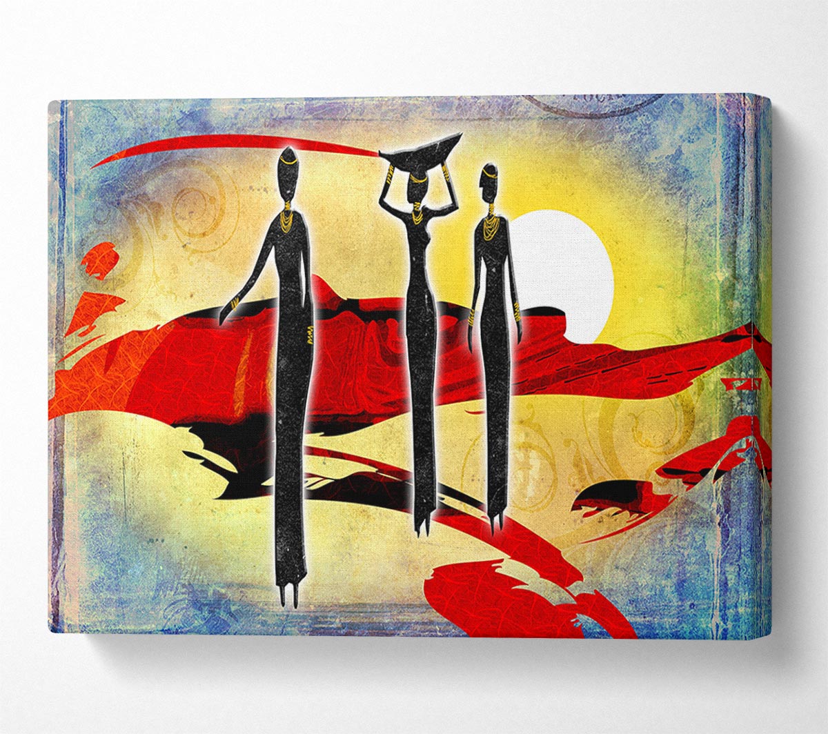 African Tribal Art 6 Canvas Wall Art