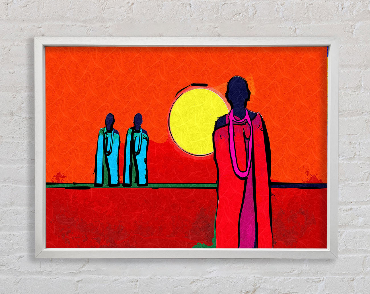 African Tribal Art 7 Framed Wall Art