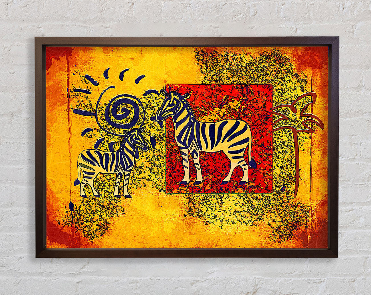 African Tribal Art 11 Framed Wall Art