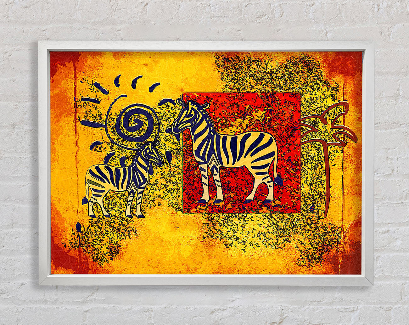 African Tribal Art 11 Framed Wall Art