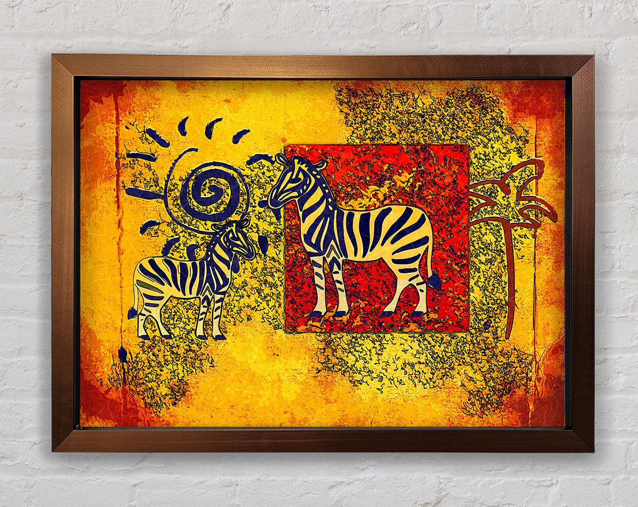 African Tribal Art 11 Framed Wall Art