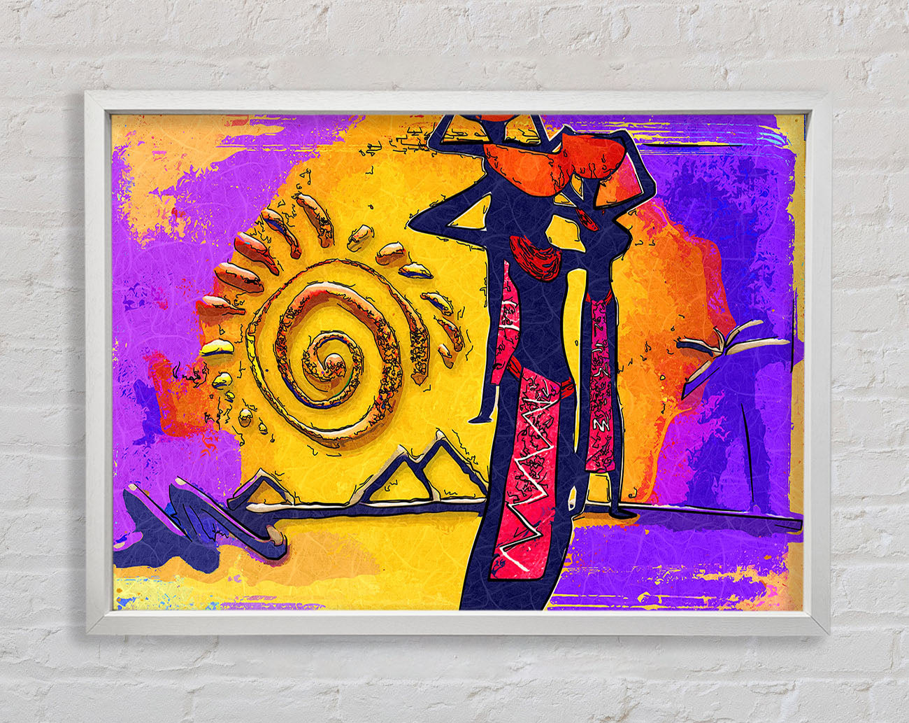 African Tribal Art 13 Framed Wall Art