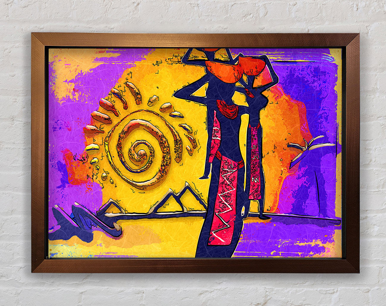 African Tribal Art 13 Framed Wall Art