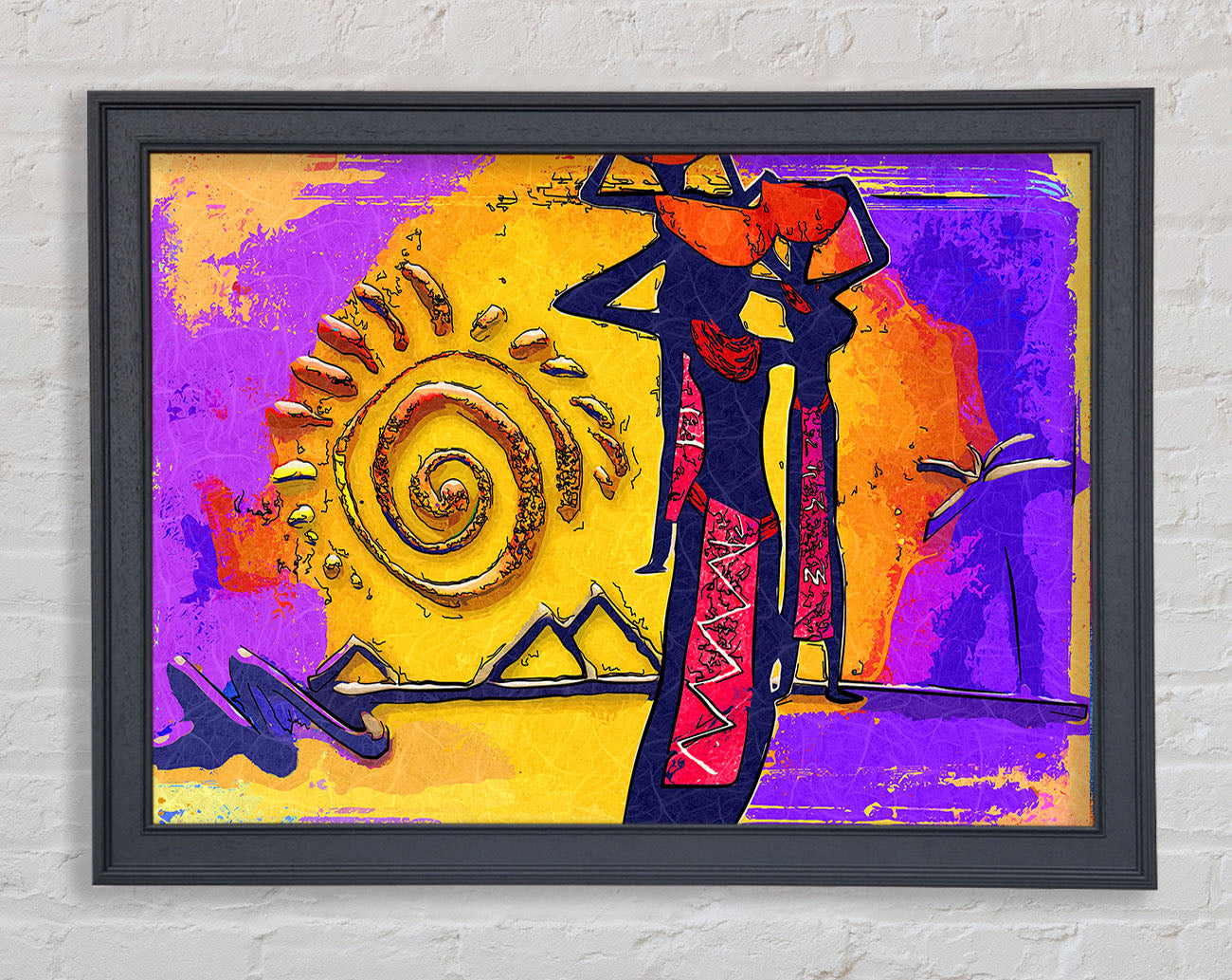 African Tribal Art 13 Framed Wall Art