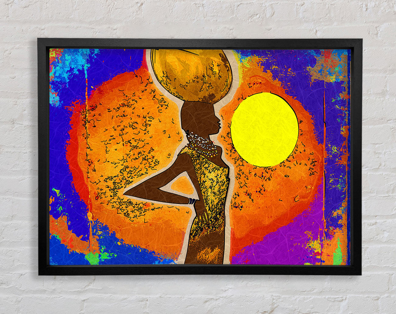 African Tribal Art 5 Framed Wall Art
