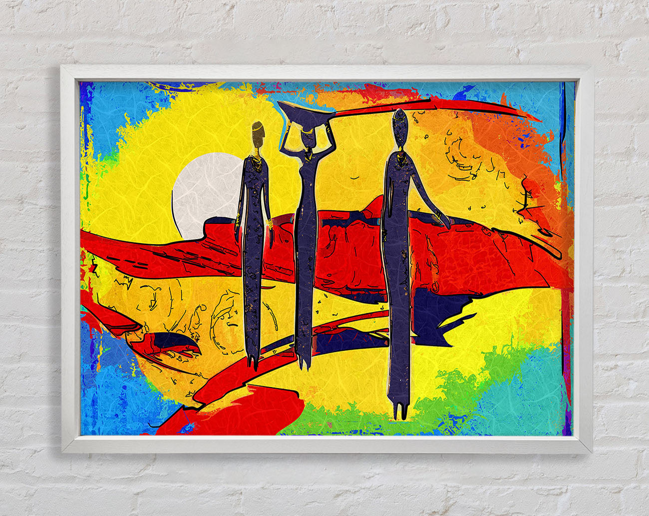 African Tribal Art 14 Framed Wall Art