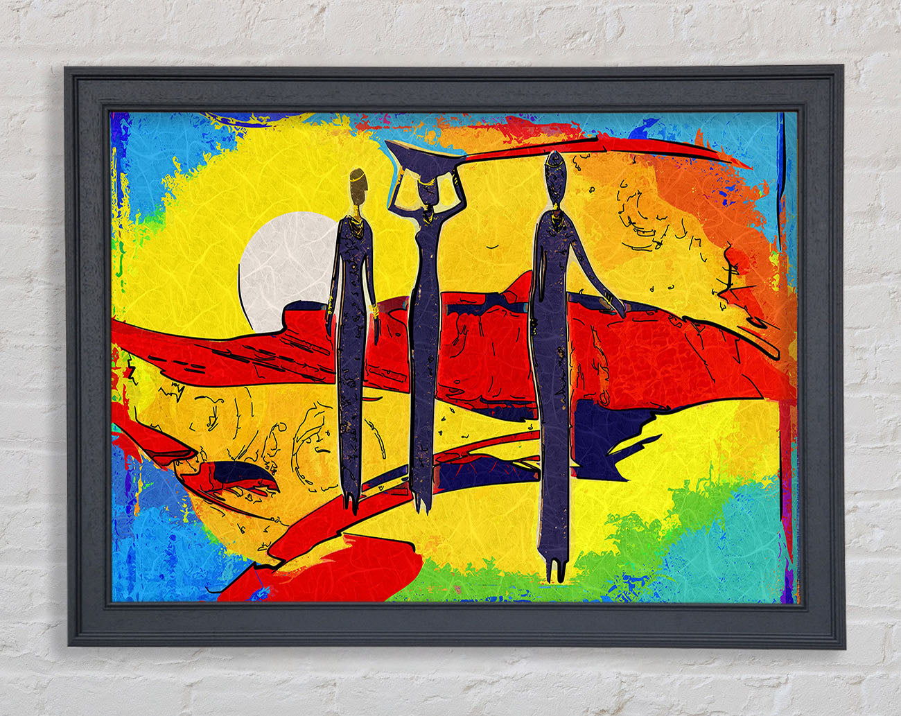 African Tribal Art 14 Framed Wall Art