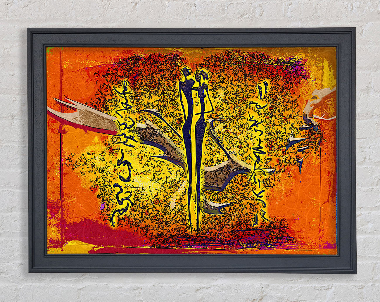 African Tribal Art 24 Framed Wall Art