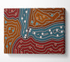 Aboriginal Pattern 4 Canvas Wall Art