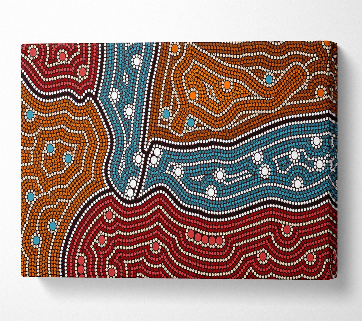 Aboriginal Pattern 4 Canvas Wall Art