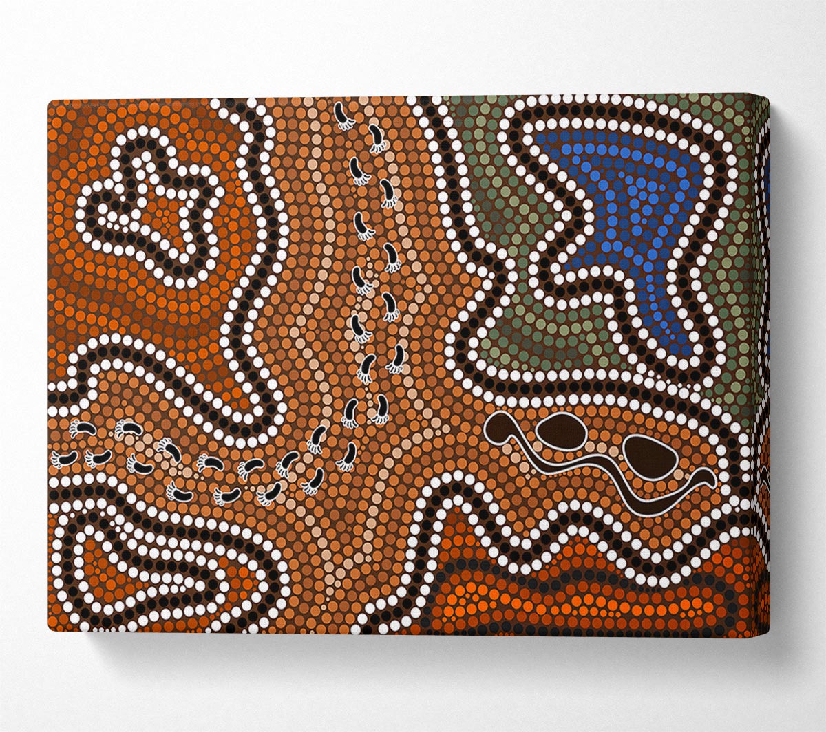 Aboriginal Pattern 5 Canvas Wall Art