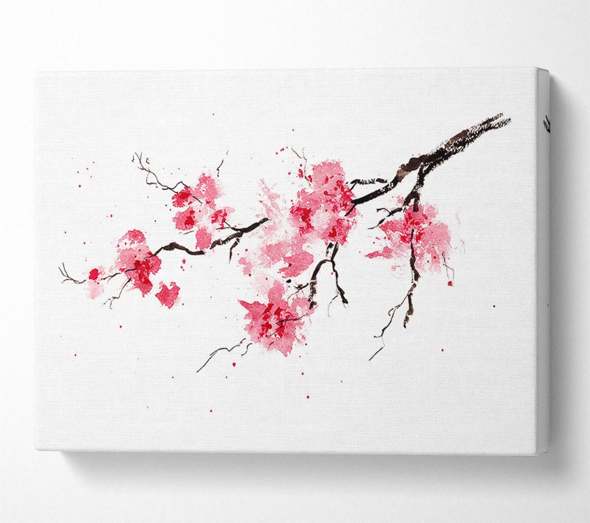 Chinese Cherry Blossom branch Canvas Wall Art